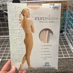 Eurotard EuroSkins Footless Tights in Theatrical Pink
